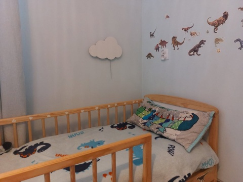 Lampka Nocna "Chmurka" - Lampka wisząca na baterie